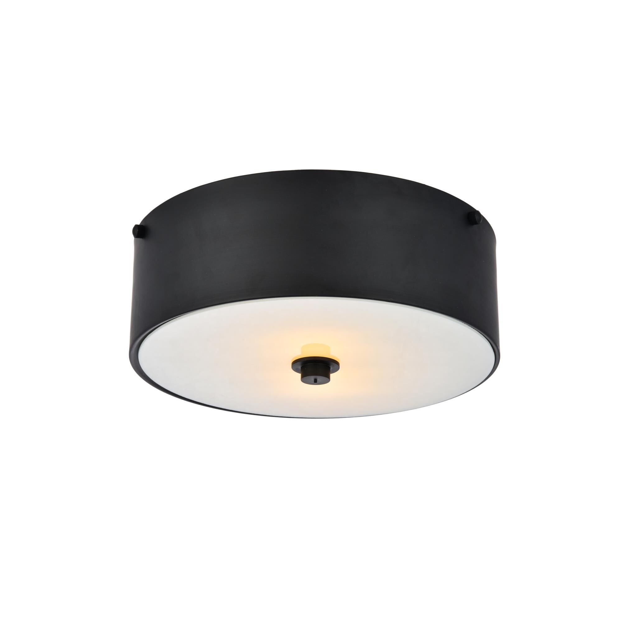 Hazen 12 Inch 2 Light Flush Mount by Elegant Lighting