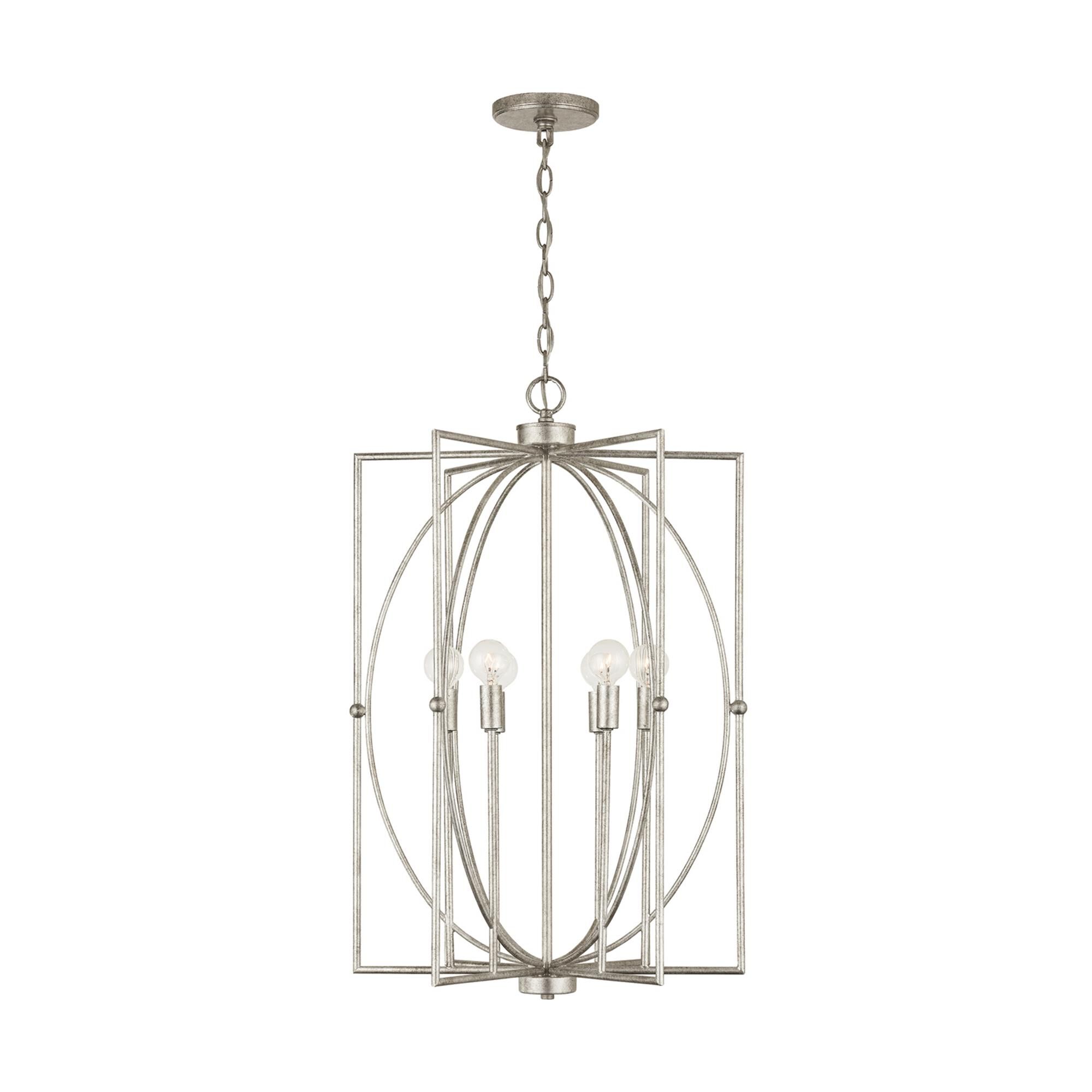 Shown in Antique Silver finish