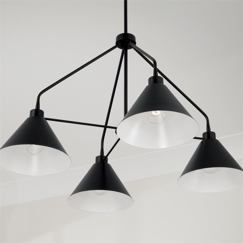 Alden 32 Inch 4 Light Chandelier by Capital Lighting Fixture Company