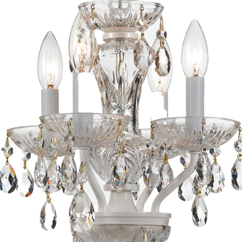 Traditional Crystal 11 Inch Chandelier by Crystorama