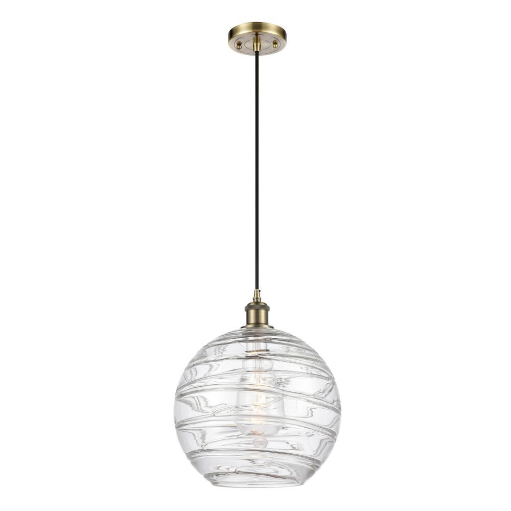 Bruno Marashlian Athens Deco Swirl 12 Inch Mini Pendant by Innovations Lighting
