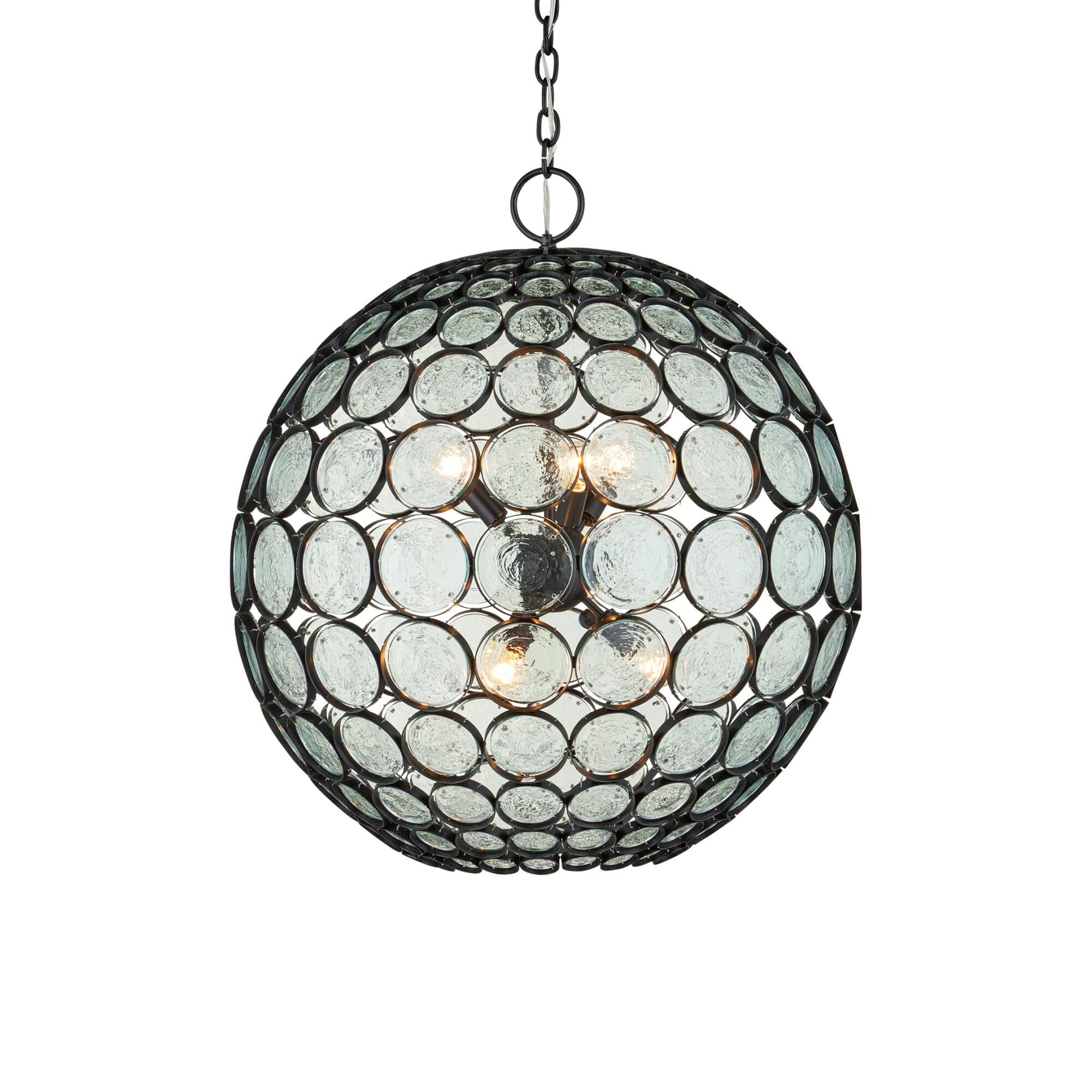 Etude 28 Inch Chandelier by Currey and Company