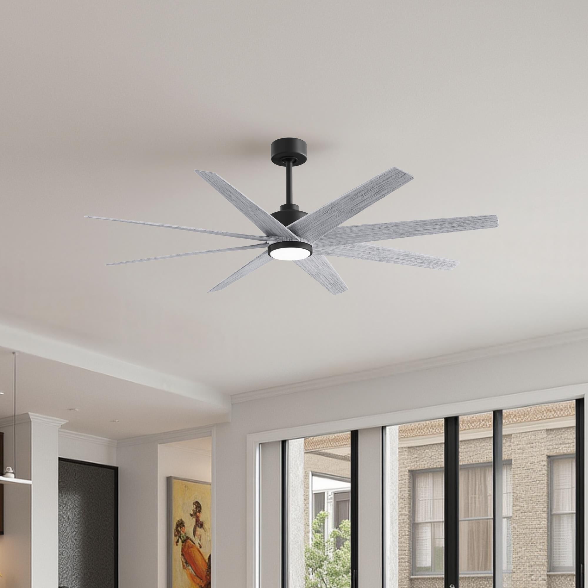 Ariella Outdoor Rated 64 Inch Ceiling Fan with Light Kit by Matthews Fan Company
