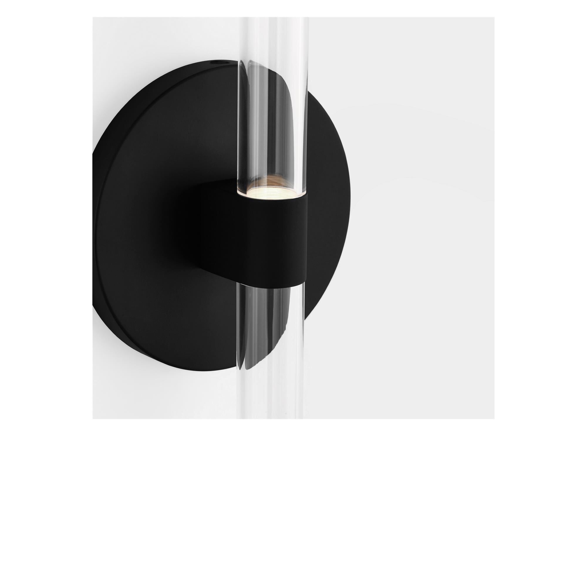 Shown in Midnight Black finish and Clear Polycarbonate Lens shade