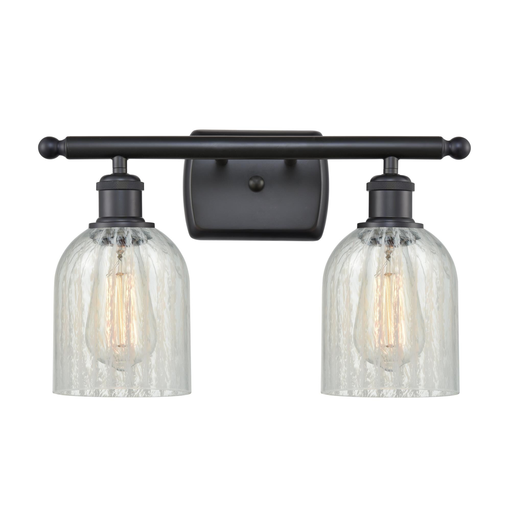 Shown in Matte Black finish and Mouchette glass