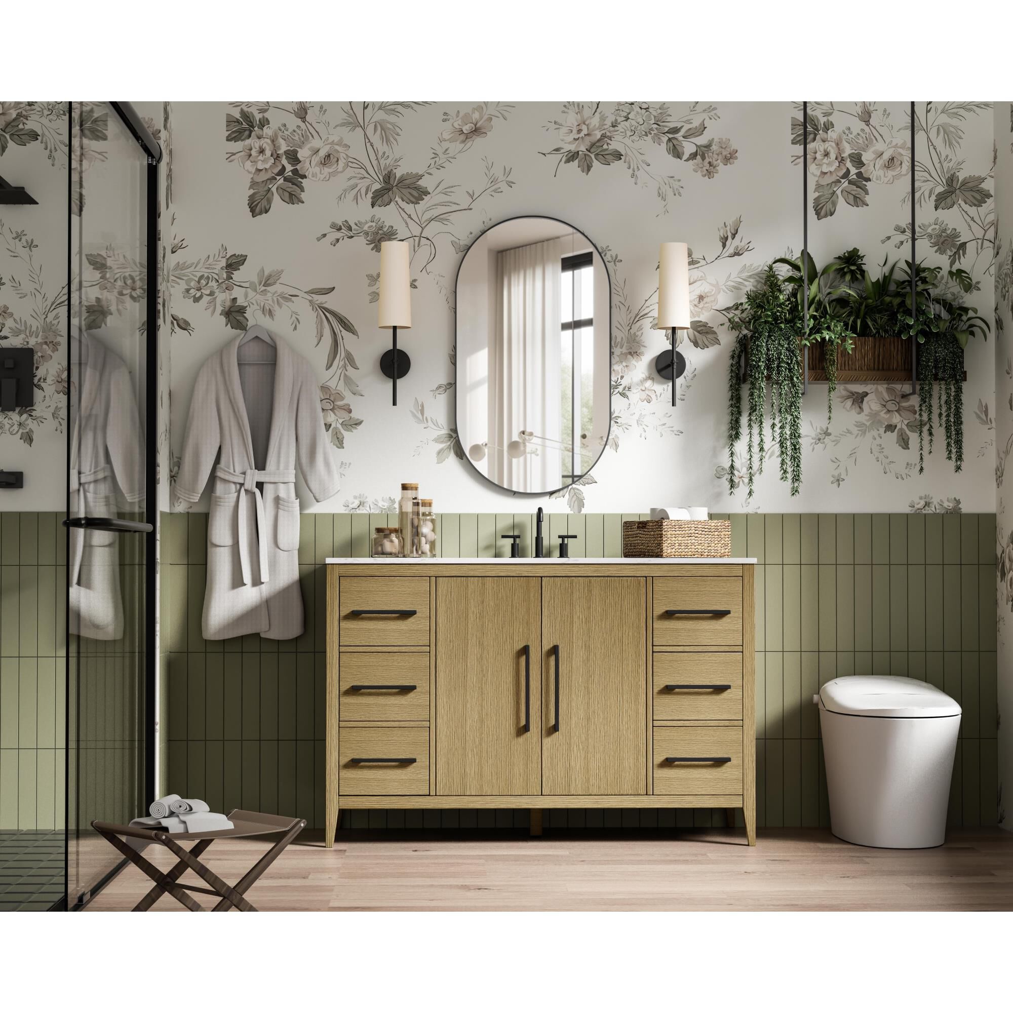 Millie 54 Inch Bath Vanity by Elegant Dcor