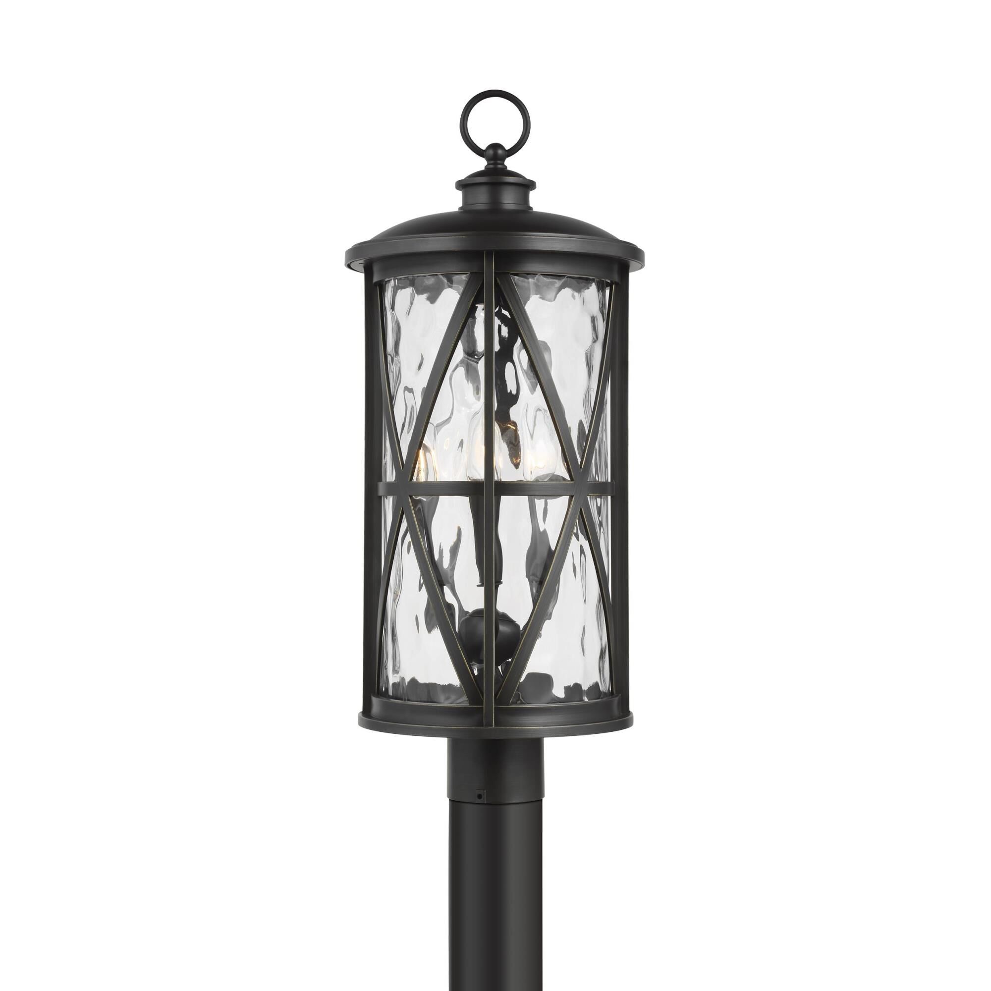 Shown in Antique Bronze finish and Water glass