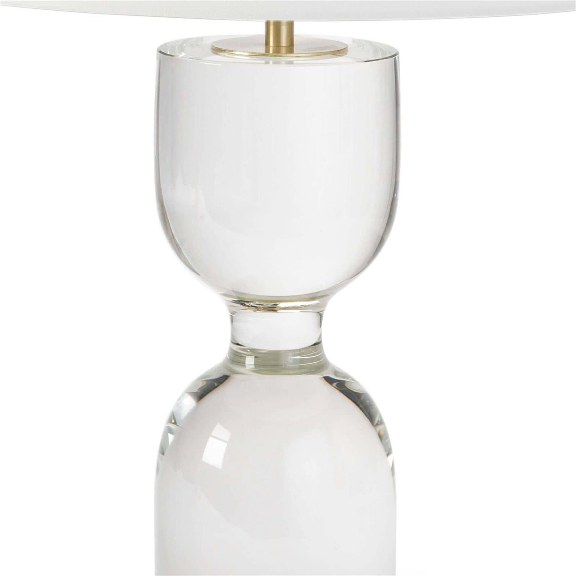 Shown in Clear finish and Linen shade