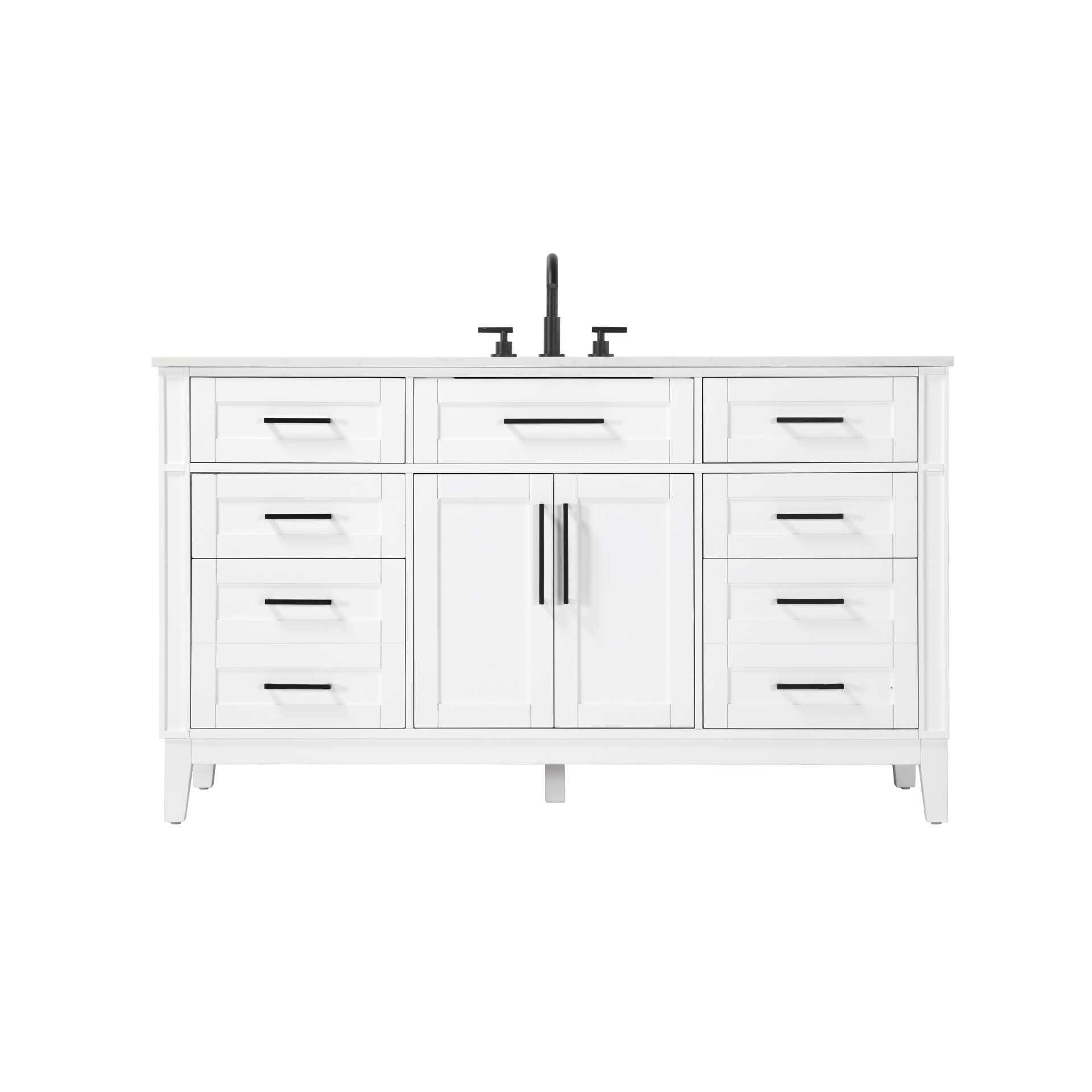 Virginia 60 Inch Bath Vanity by Elegant Decor