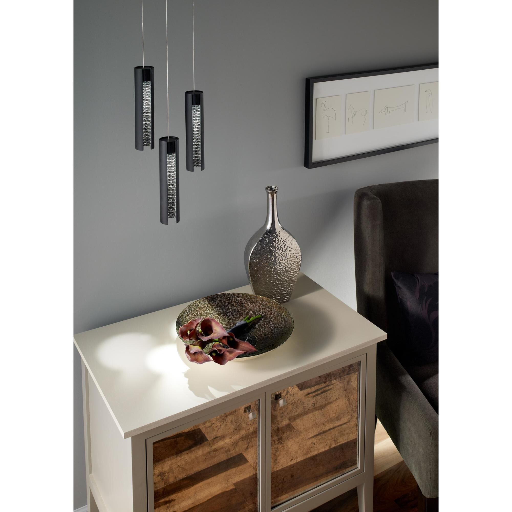 Shown in Satin Nickel finish