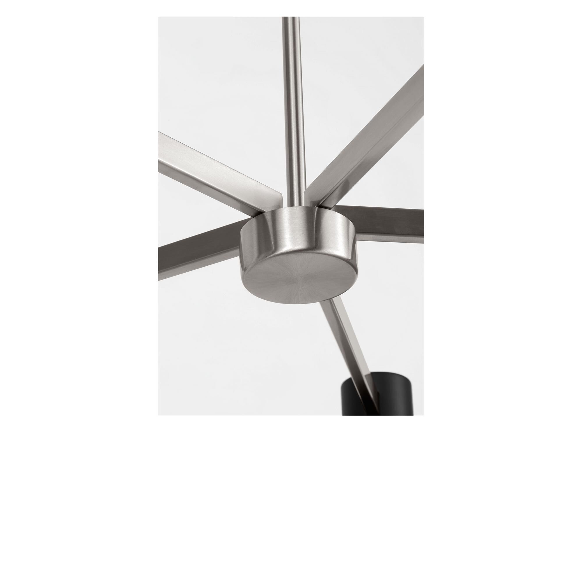 Shown in Brushed Nickel finish and Metal shade