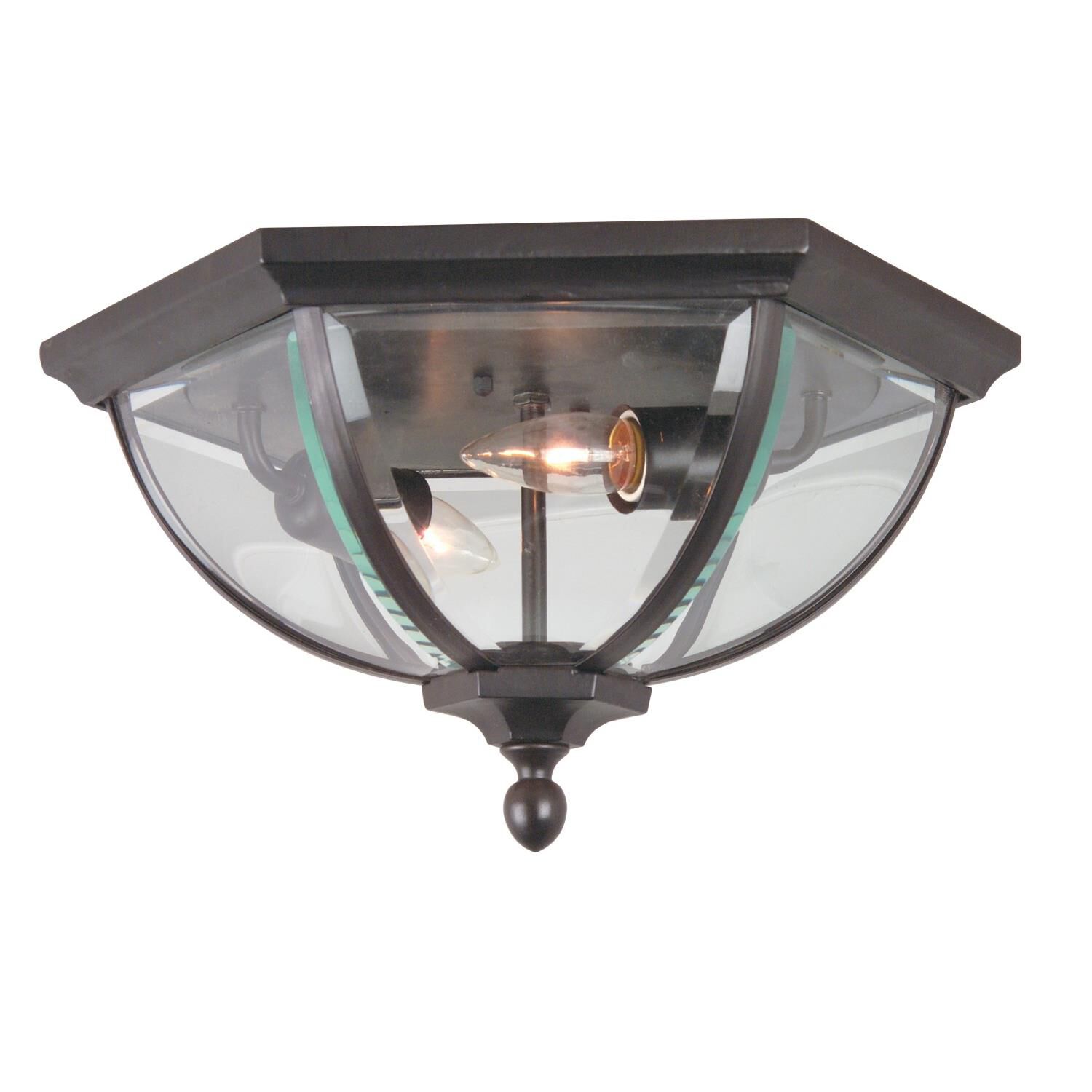 Britannia 15 Inch 2 Light Outdoor Flush Mount by Craftmade