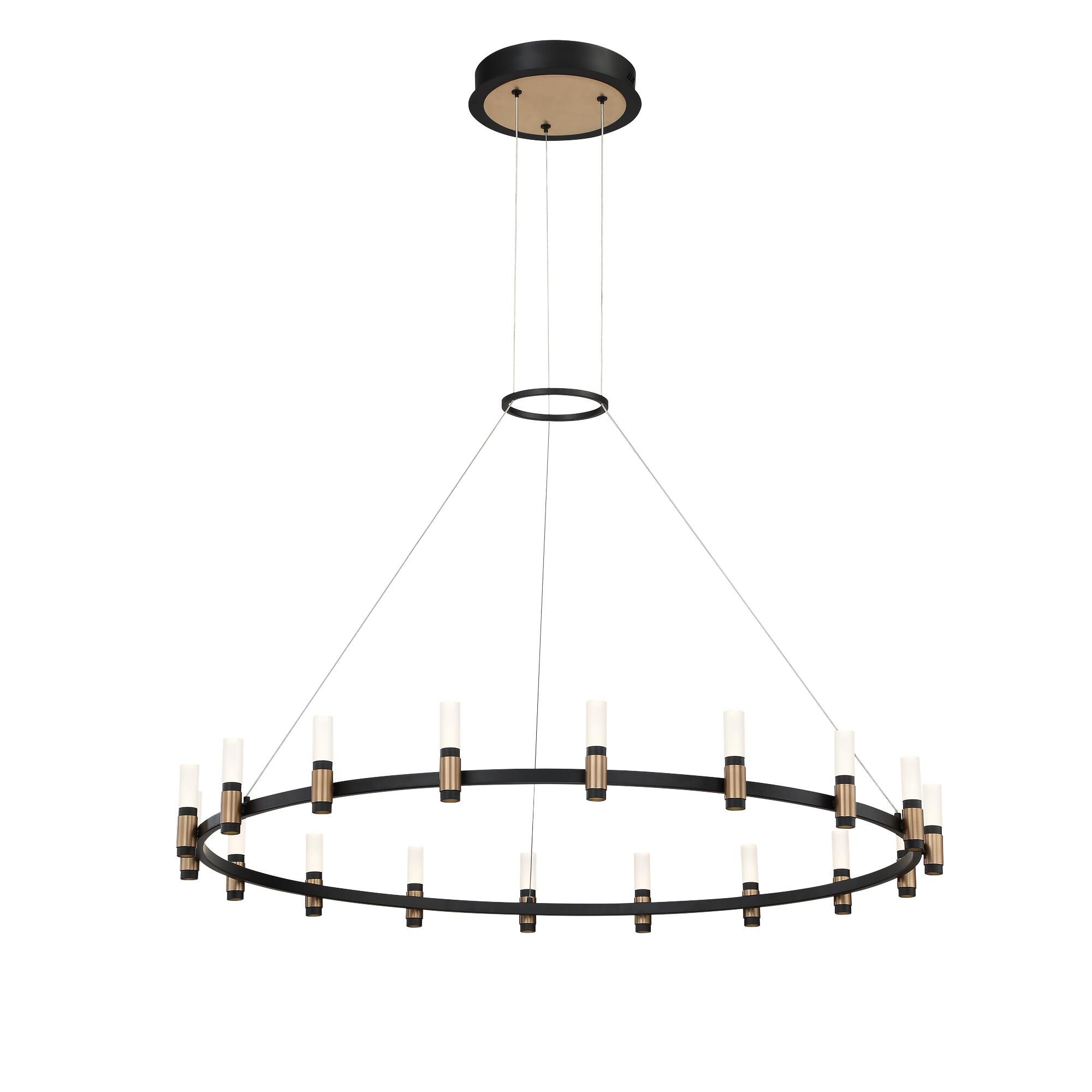 Shown in Deep Black/Brass finish