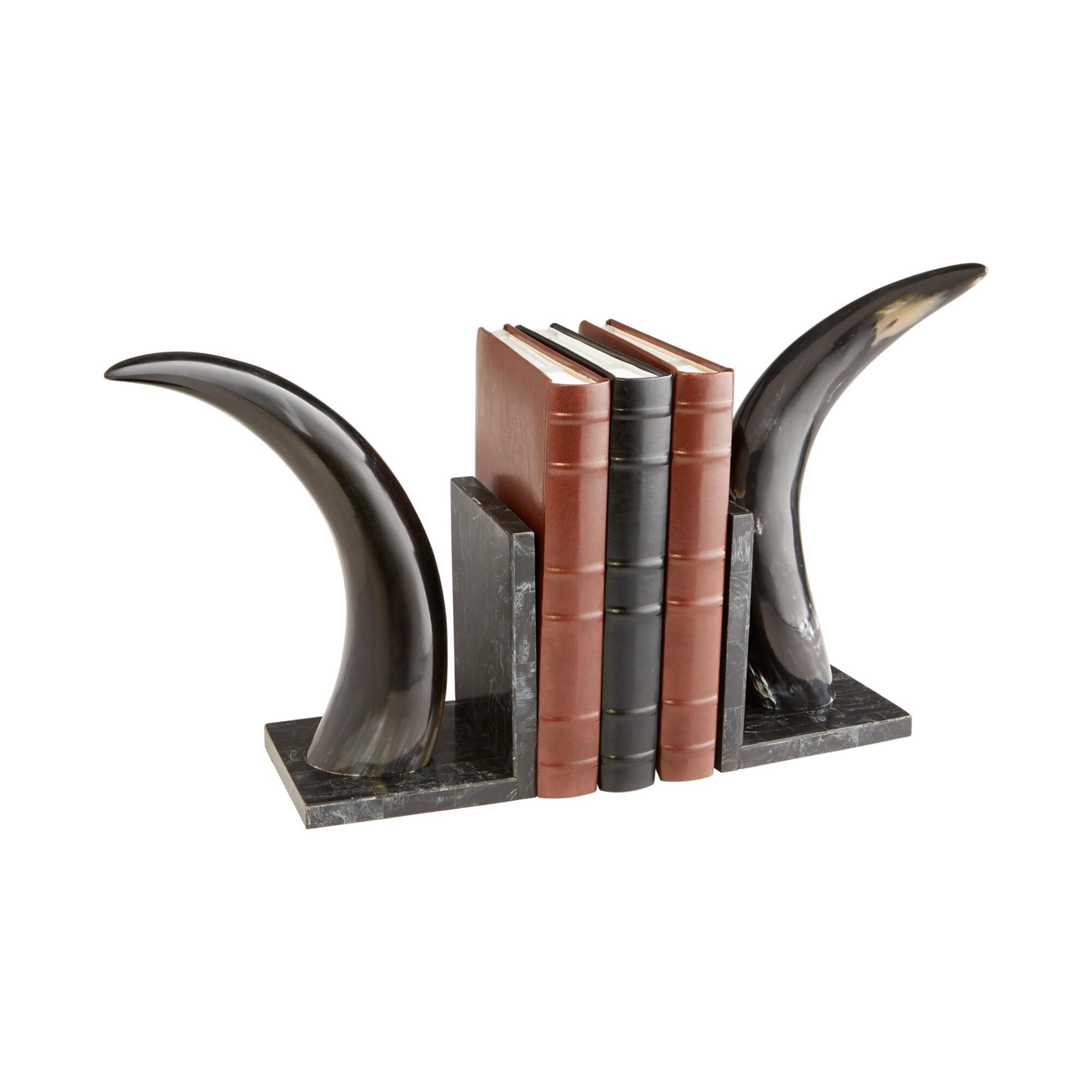 Horn Rimmed Figurine by Cyan Designs