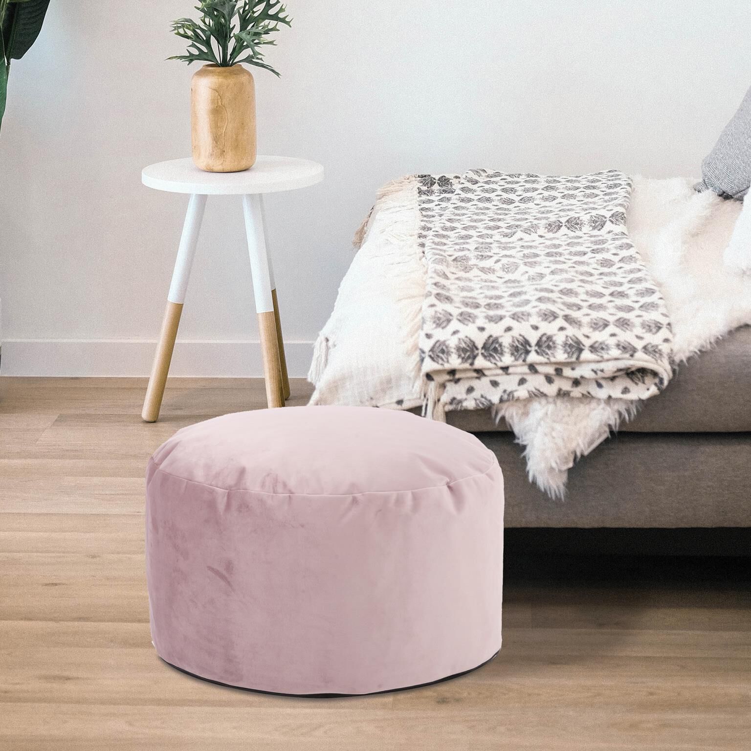 The Bella Pouf Ottoman by Howard Elliott Collection