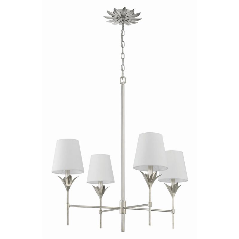 Broche 28 Inch 4 Light Chandelier by Crystorama