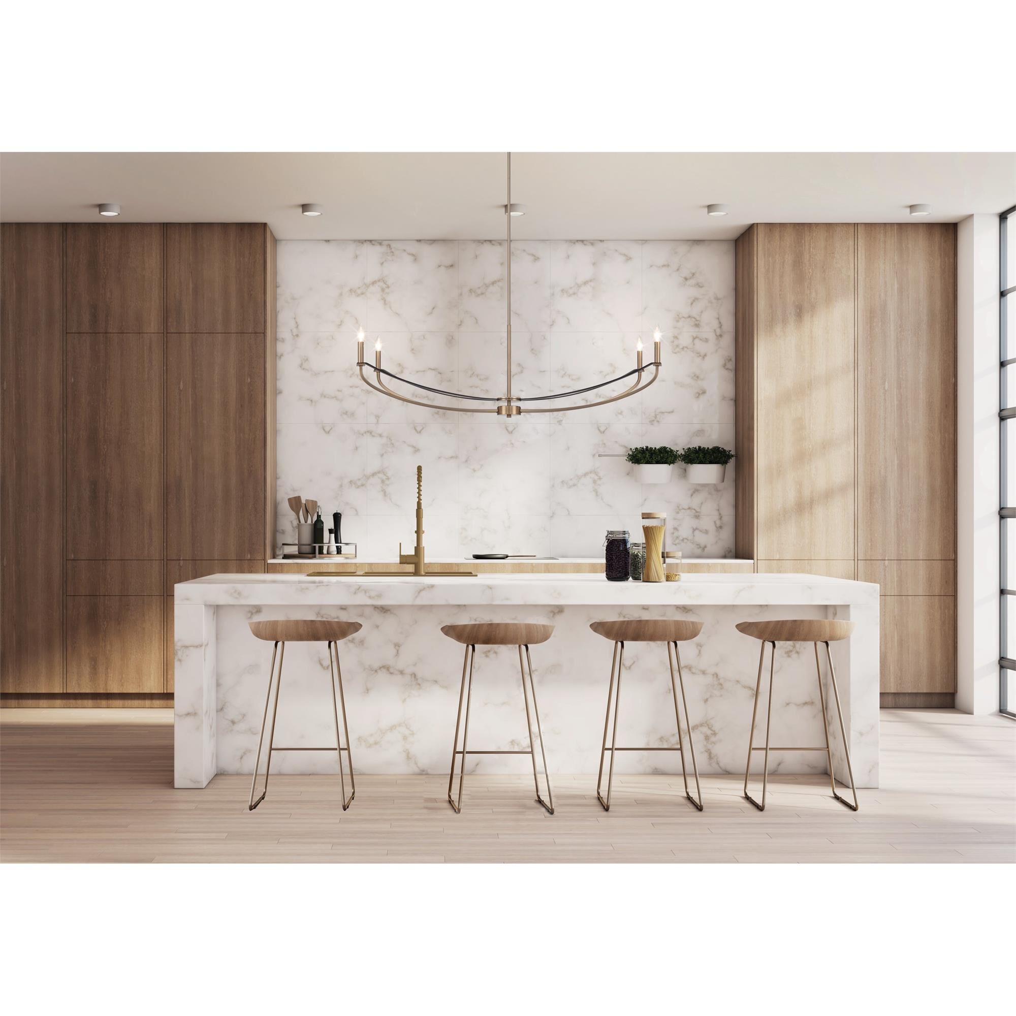 Shown in Champagne Gold finish