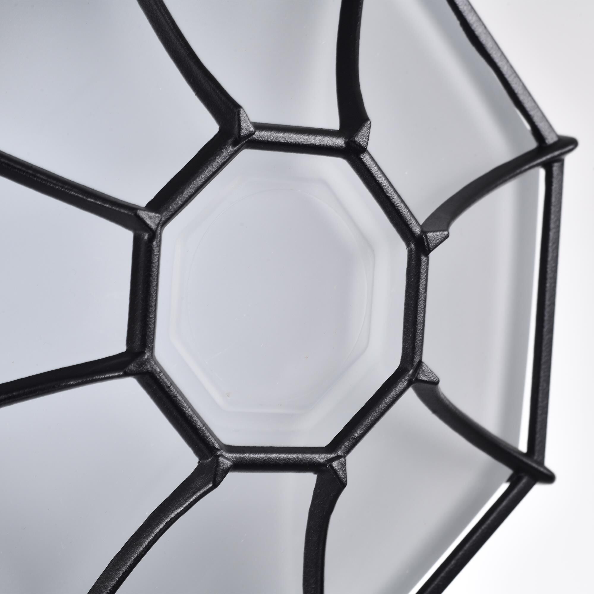 Shown in Black finish and Frosted glass