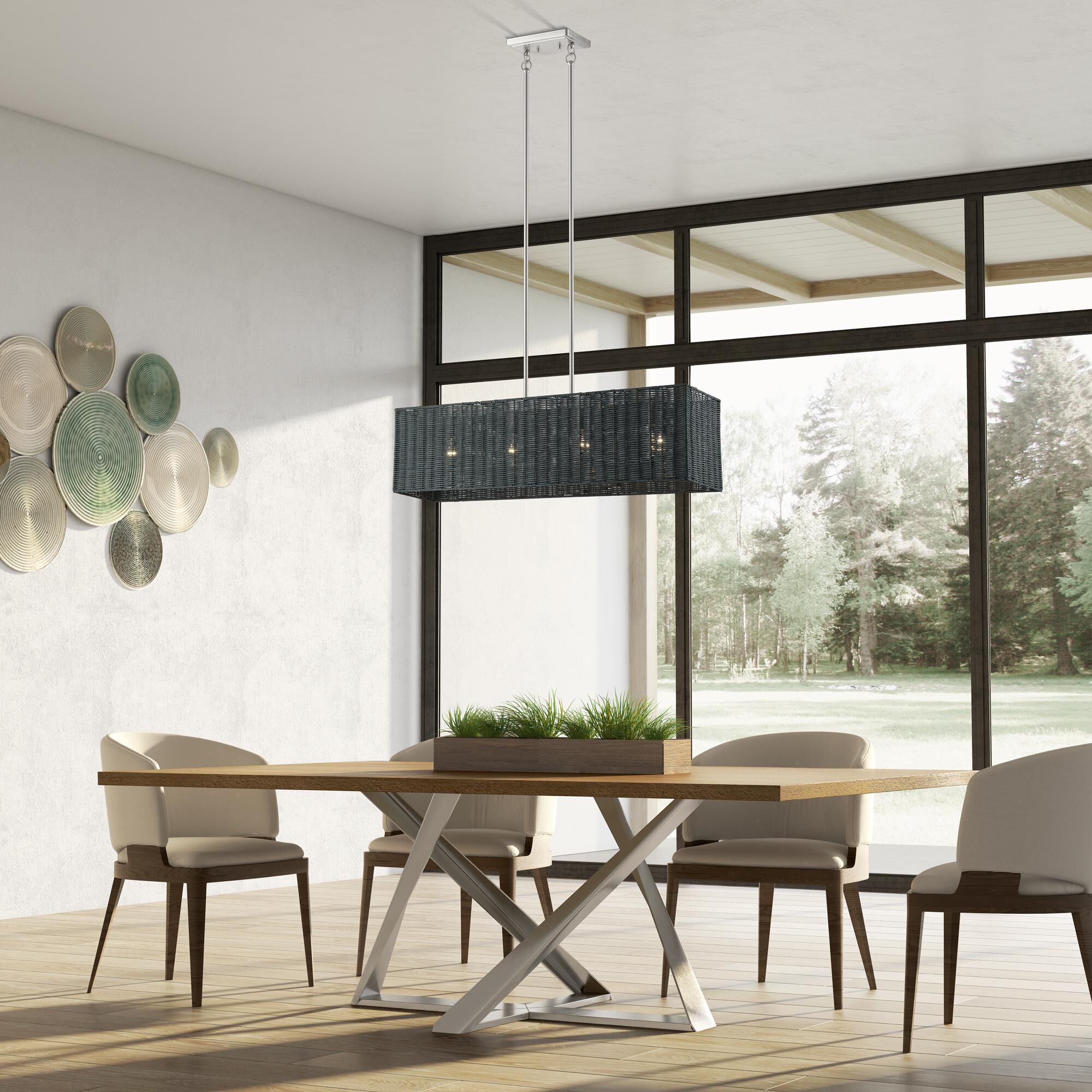 Weavington 36 Inch Linear Suspension Light by Livex Lighting