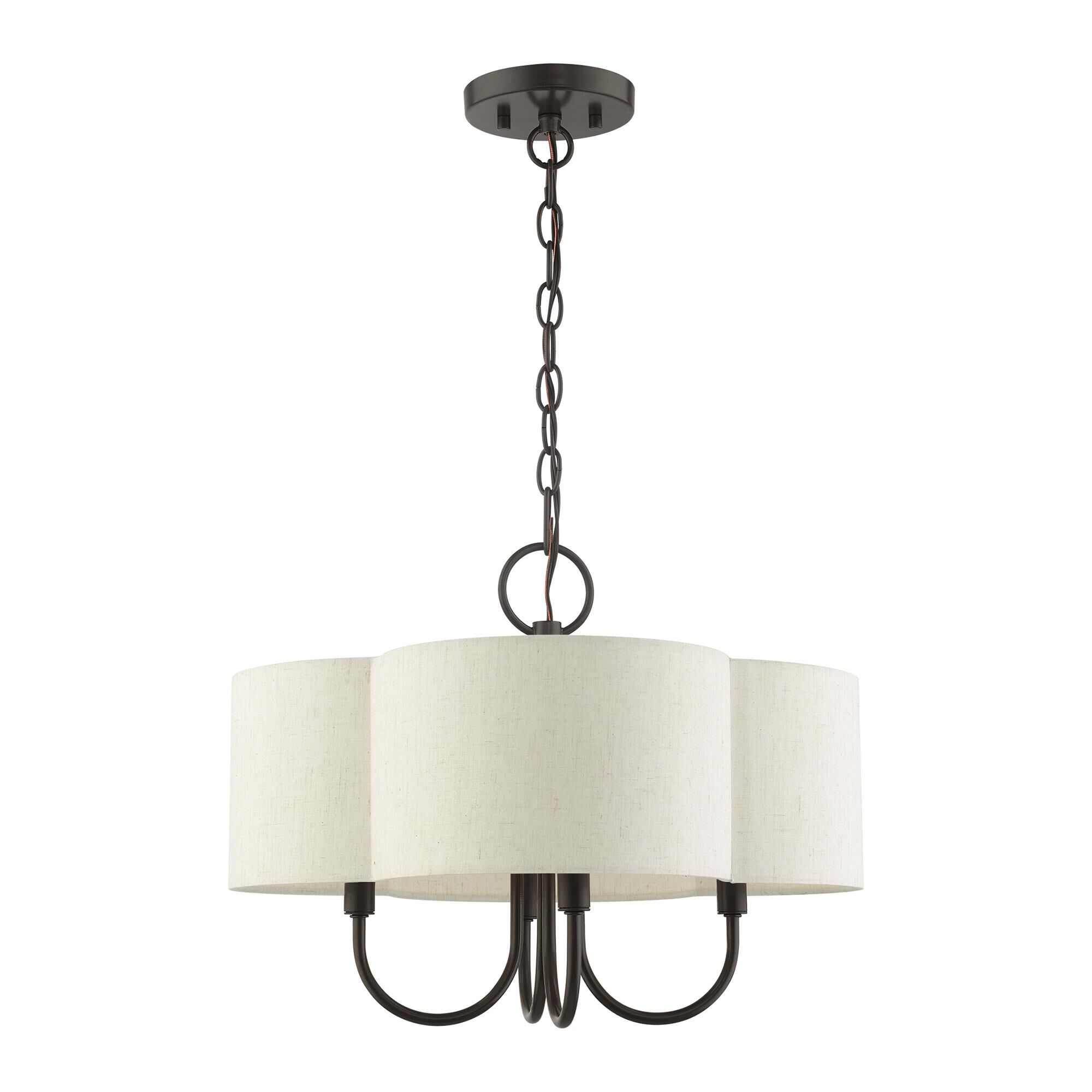Solstice 4 Light Mini Chandelier by Livex Lighting