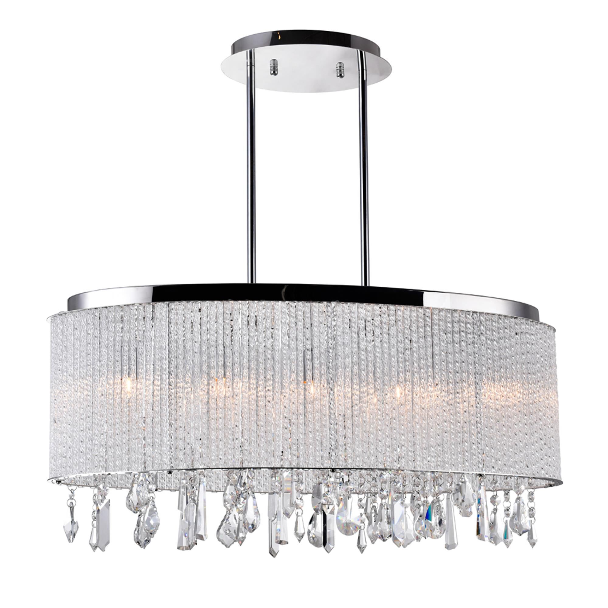 Benson 26 Inch 5 Light Chandelier by CWI Lighting