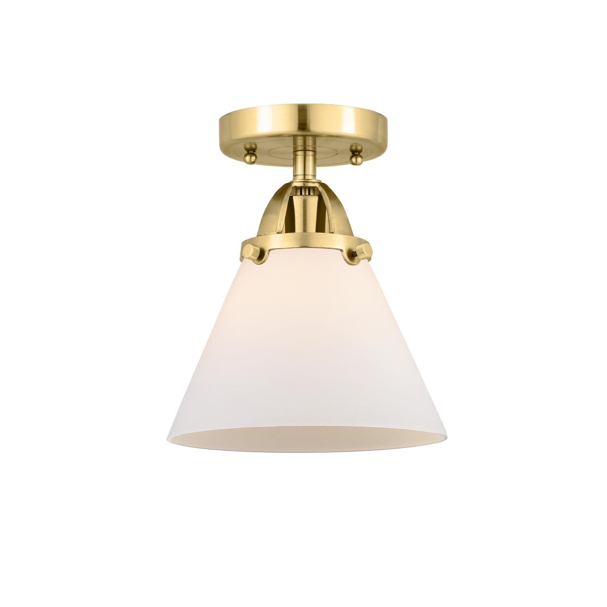 Bruno Marashlian Cone 7 Inch 1 Light Semi Flush Mount by Innovations Lighting
