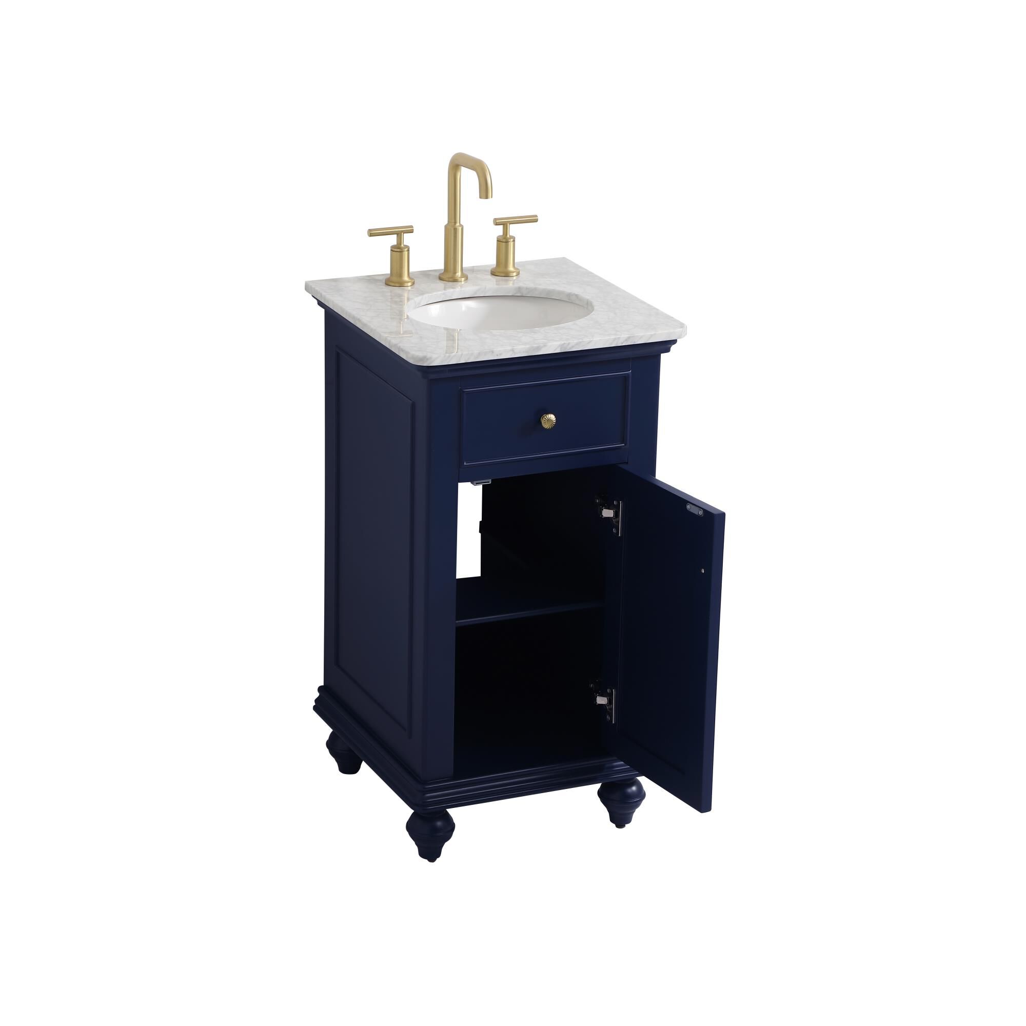 Shown in Blue finish