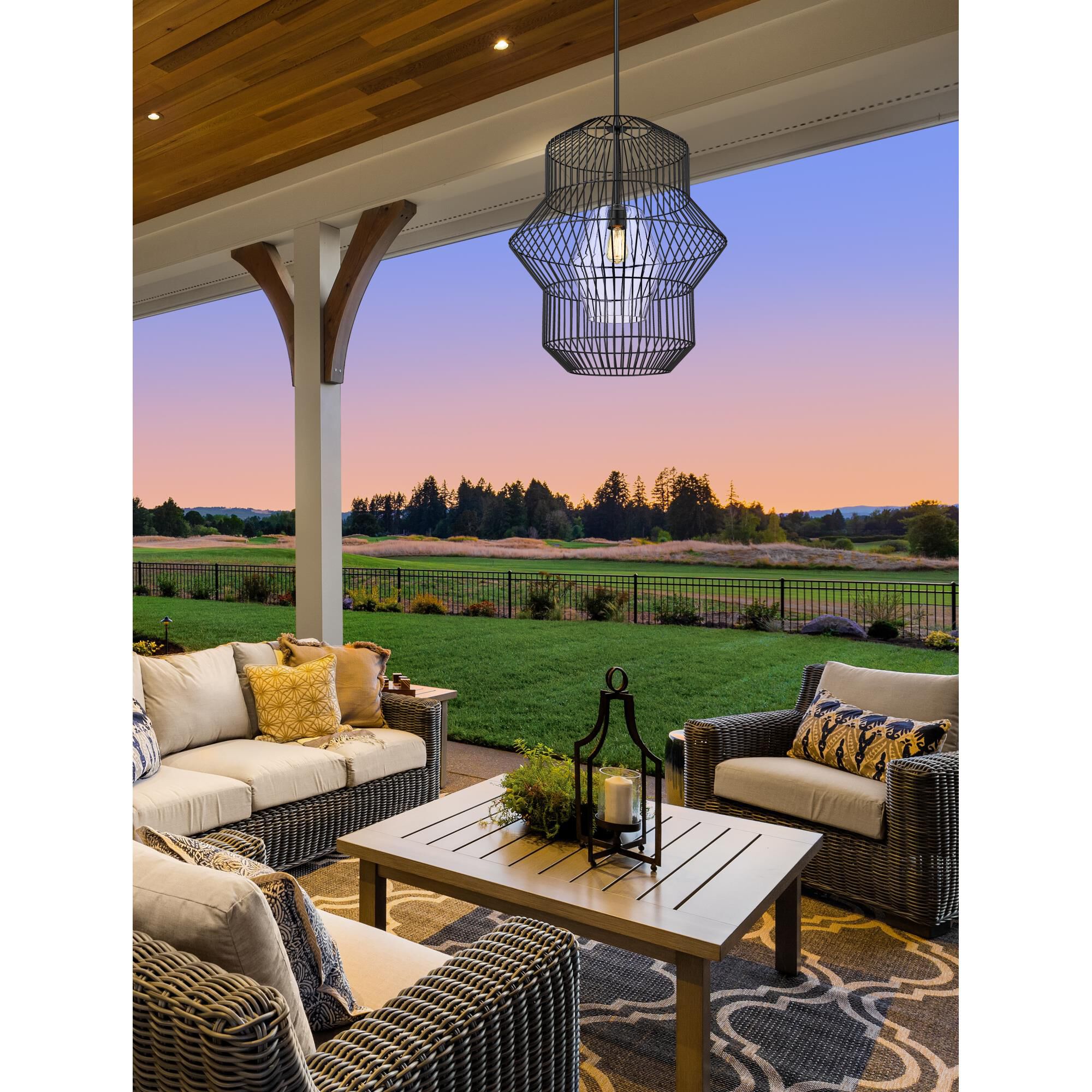 Shown in Matte Black finish and Clear glass and No Shade shade