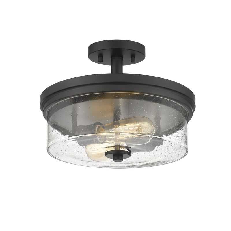 Bohin 13 Inch 2 Light Semi Flush Mount by Z-Lite