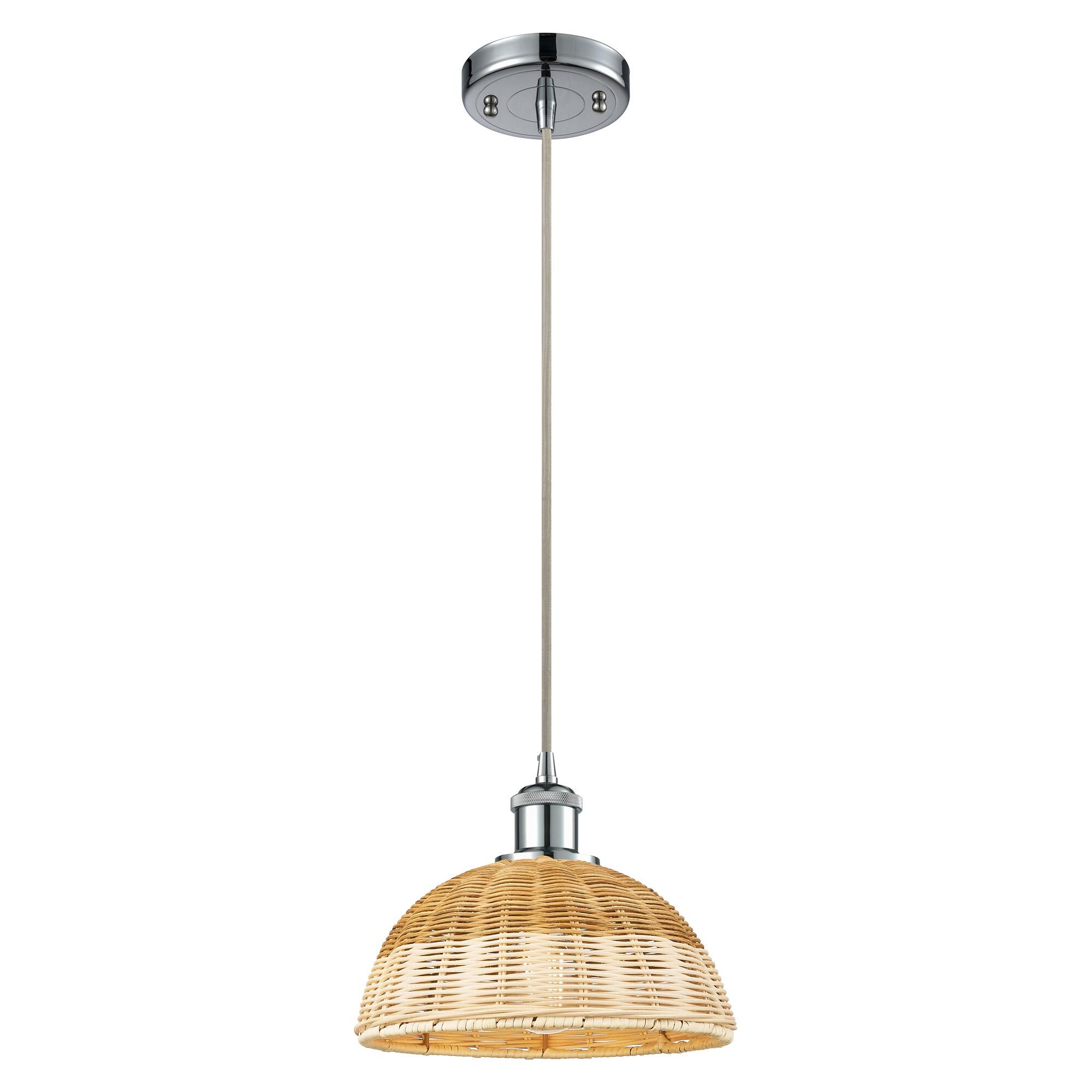 Shown in Polished Chrome finish and Natural shade