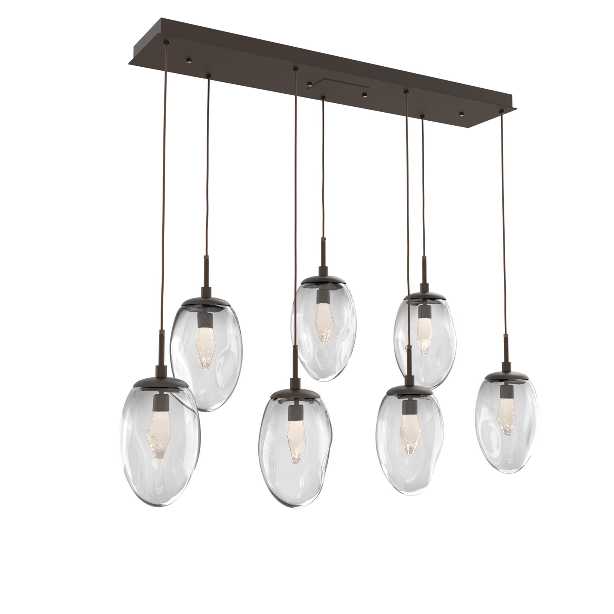 Shown in Flat Bronze finish and Geo Inner Clear Outer glass