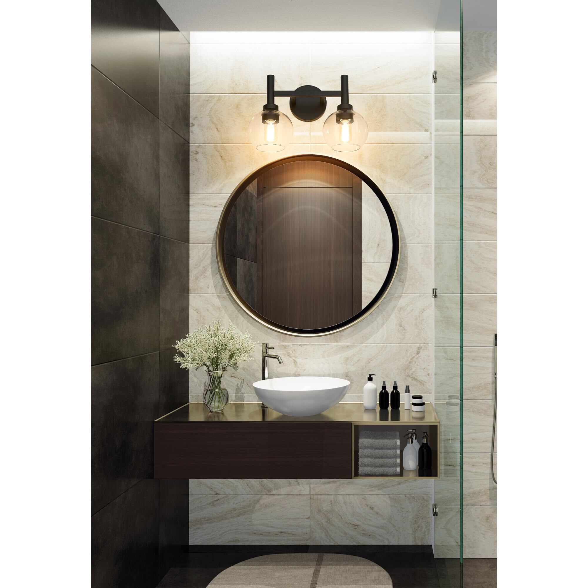 Sutton 15 Inch 2 Light Bath Vanity Light by Z-Lite