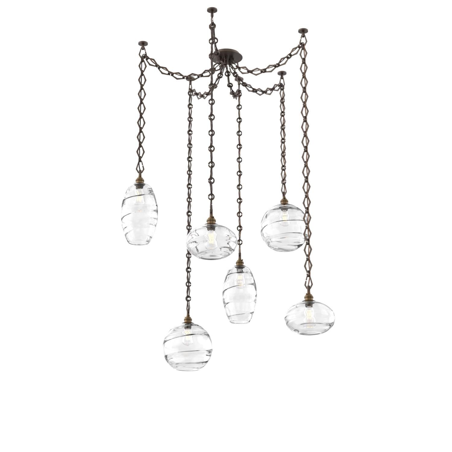 Shown in Flat Bronze finish and Clear glass