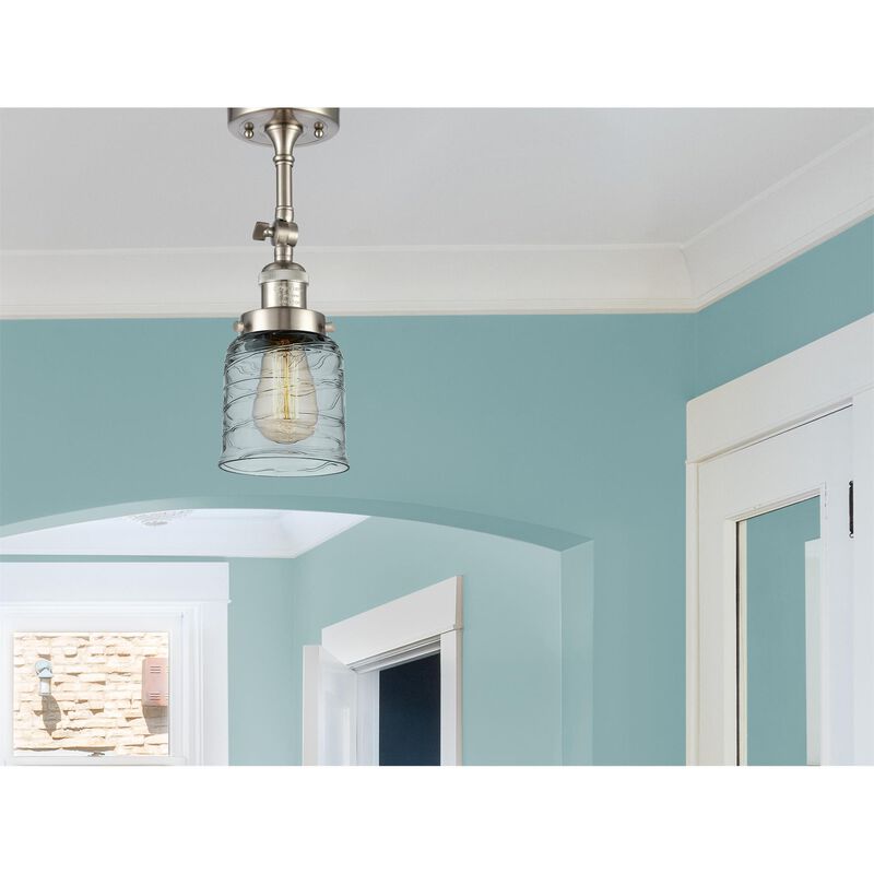 Bruno Marashlian Small Bell 5 Inch 1 Light Semi Flush Mount by Innovations Lighting