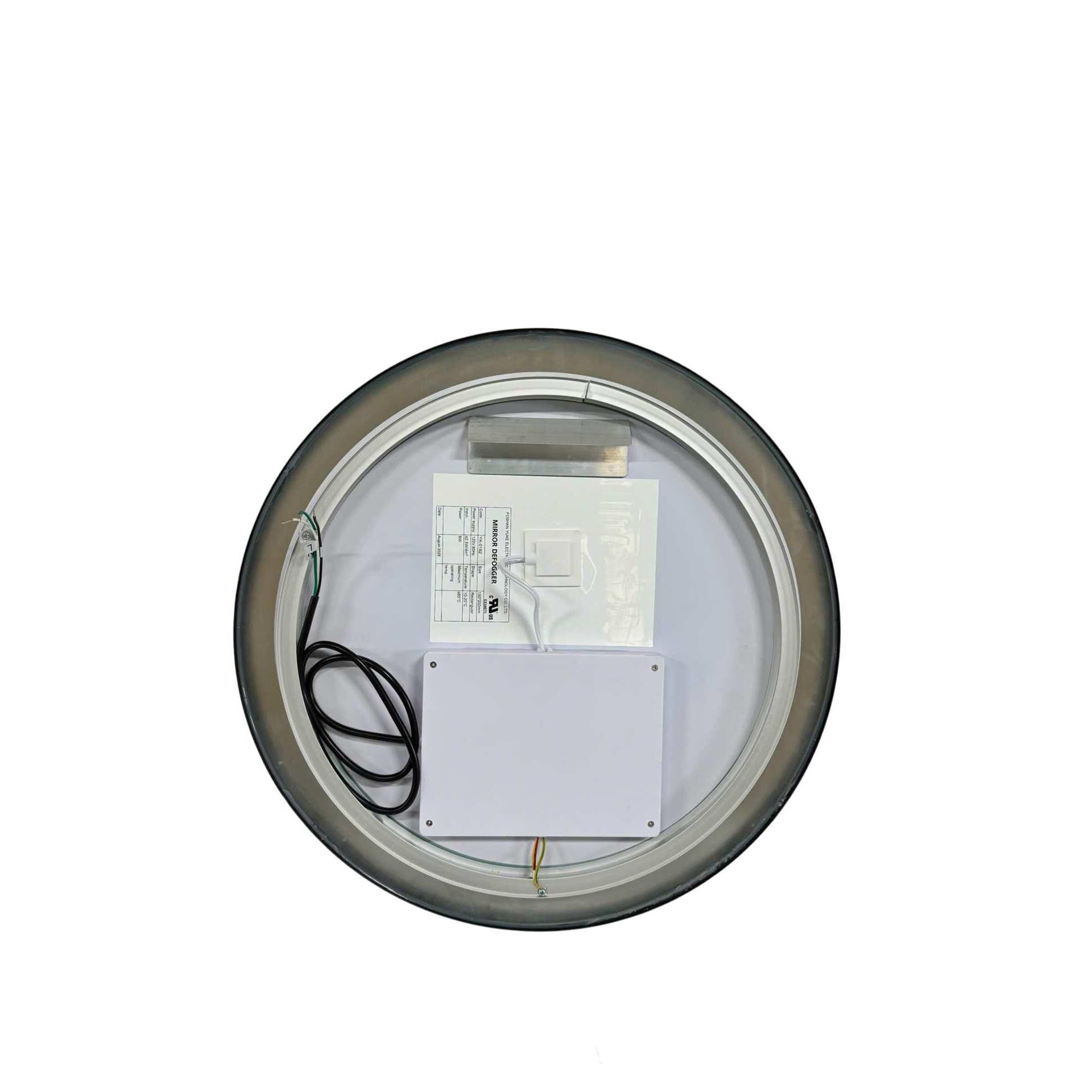 Harmoni 21 Inch Round LED Lighted Mirror by Elegant Decor