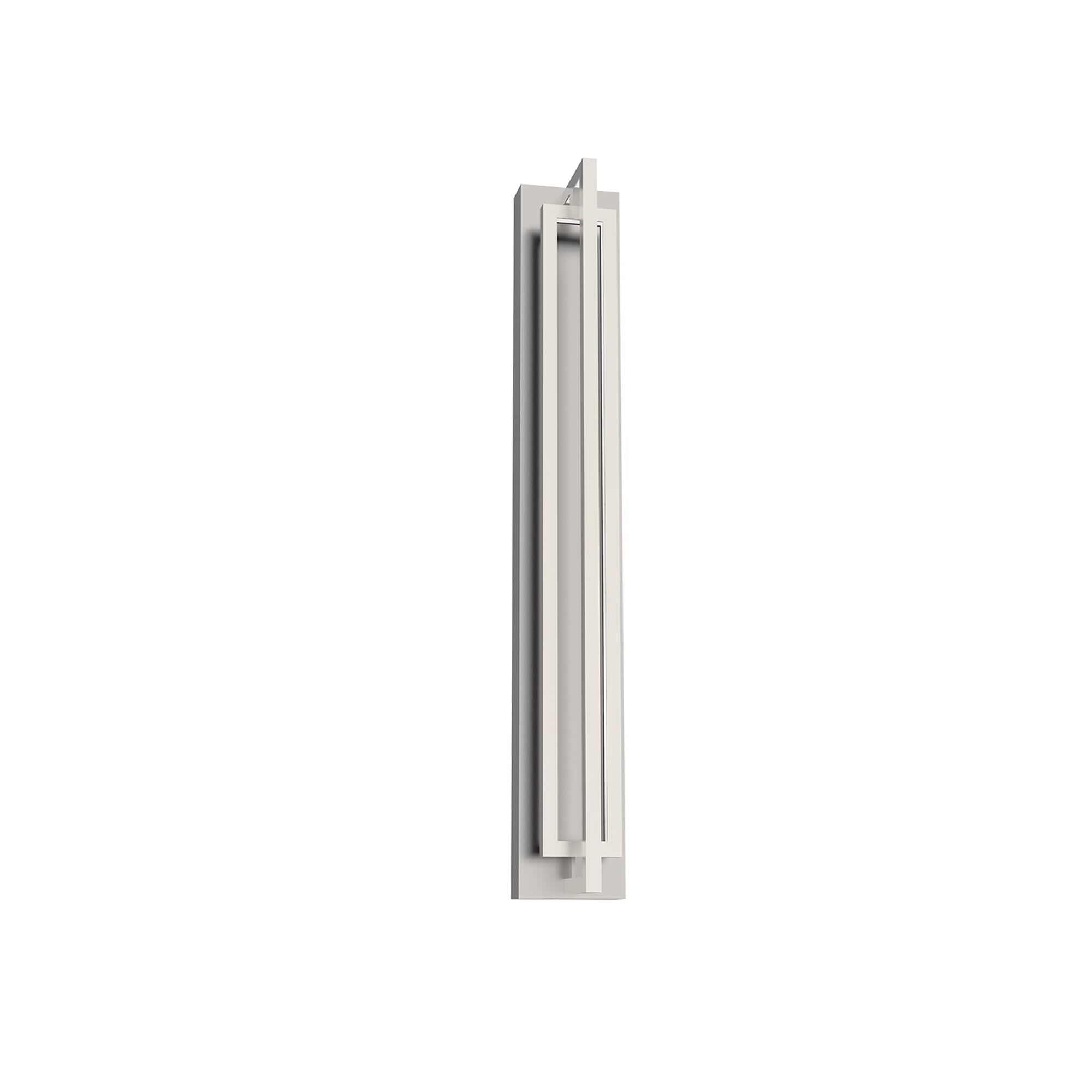 Shown in Brushed Nickel finish and Frosted Acrylic glass