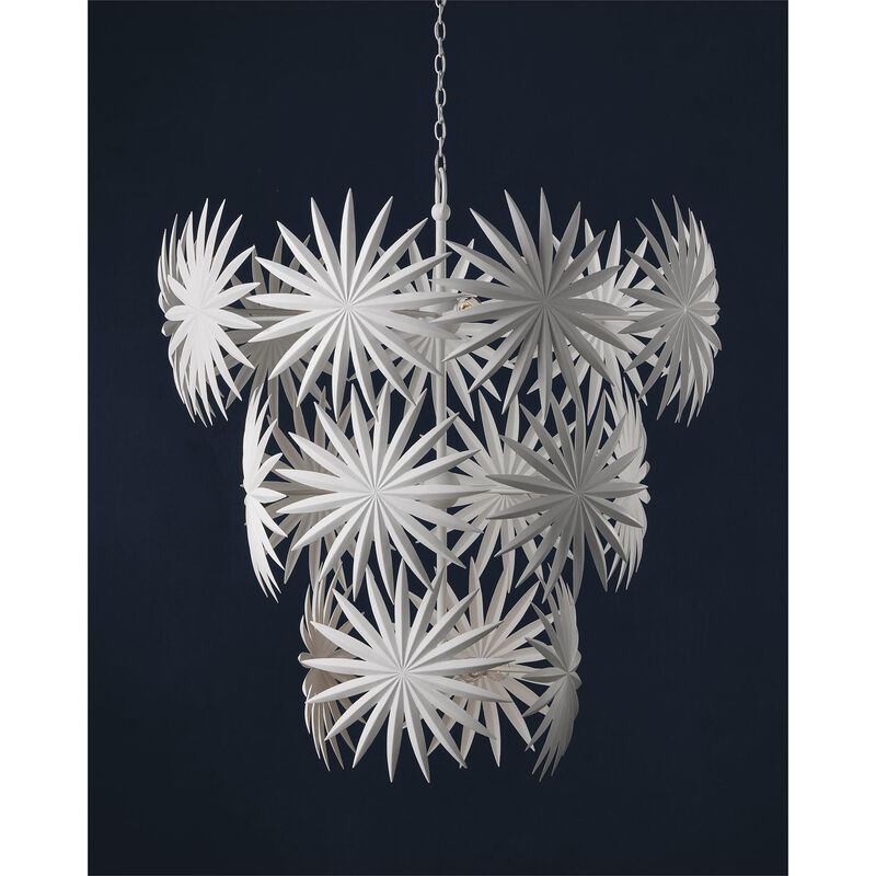 Marjorie Skouras Collection Bismarkia 43 Inch 13 Light Chandelier by Currey and Company