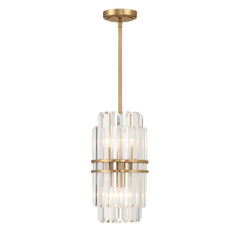 Hayes Small Lantern Pendant by Crystorama