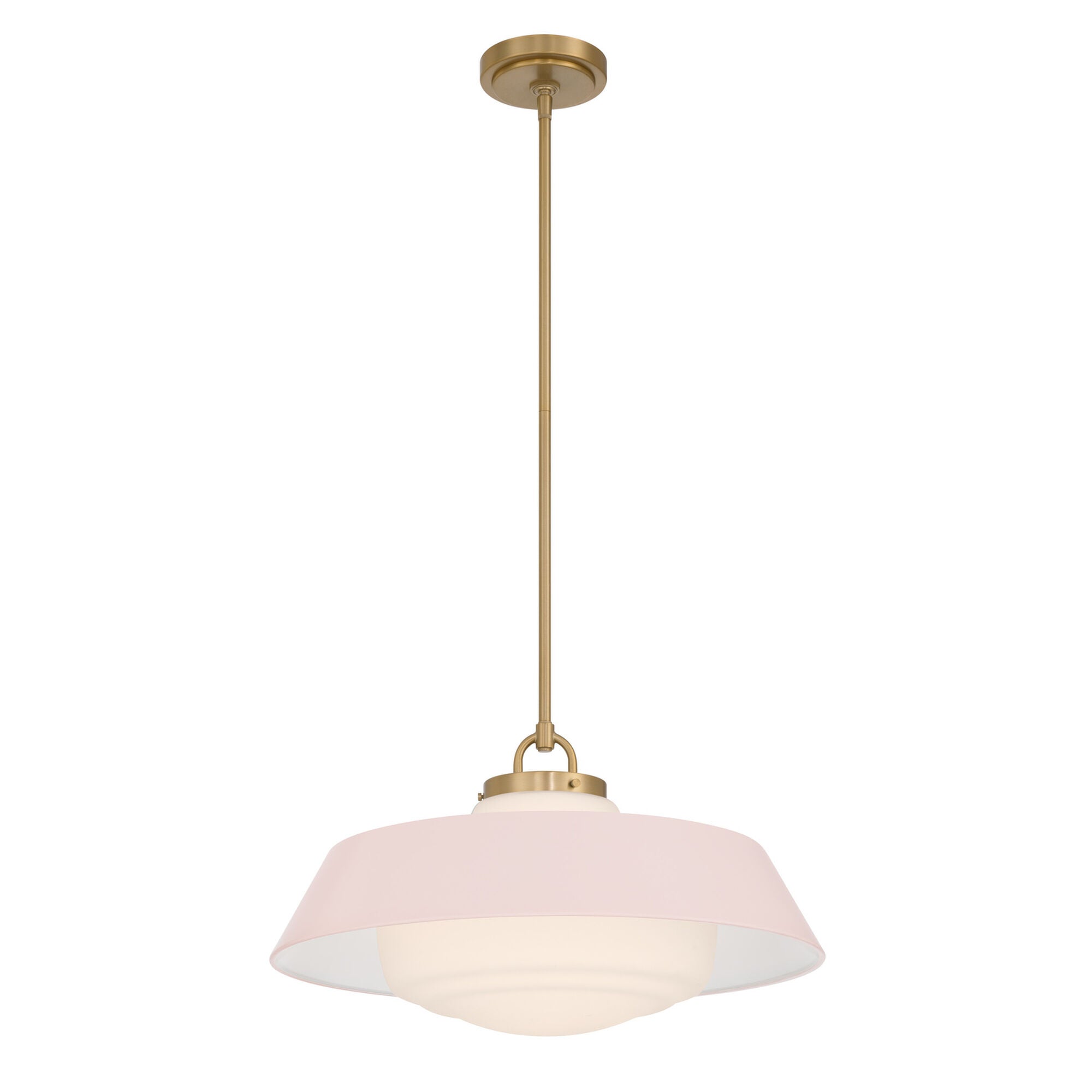 Shown in Vibrant Gold finish and Steel glass and Steel shade
