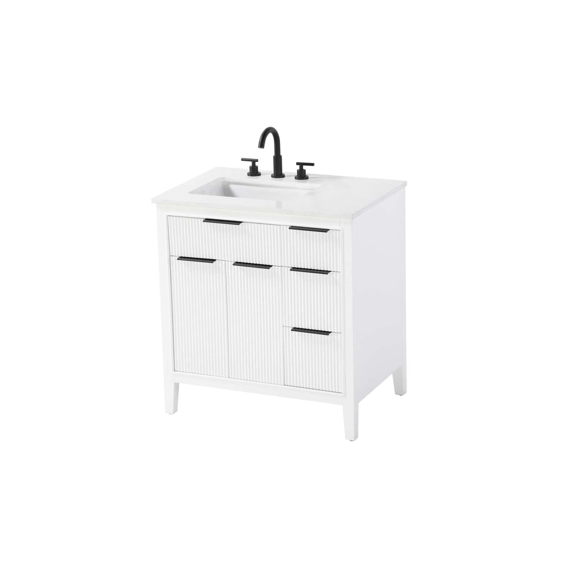 Langston 32 Inch Bath Vanity by Elegant Decor