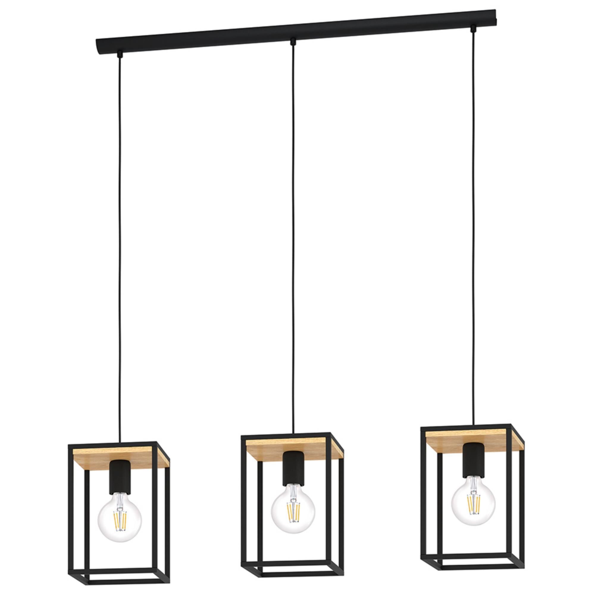 Libertad 31 Inch 3 Light Linear Suspension Light by Eglo Lighting