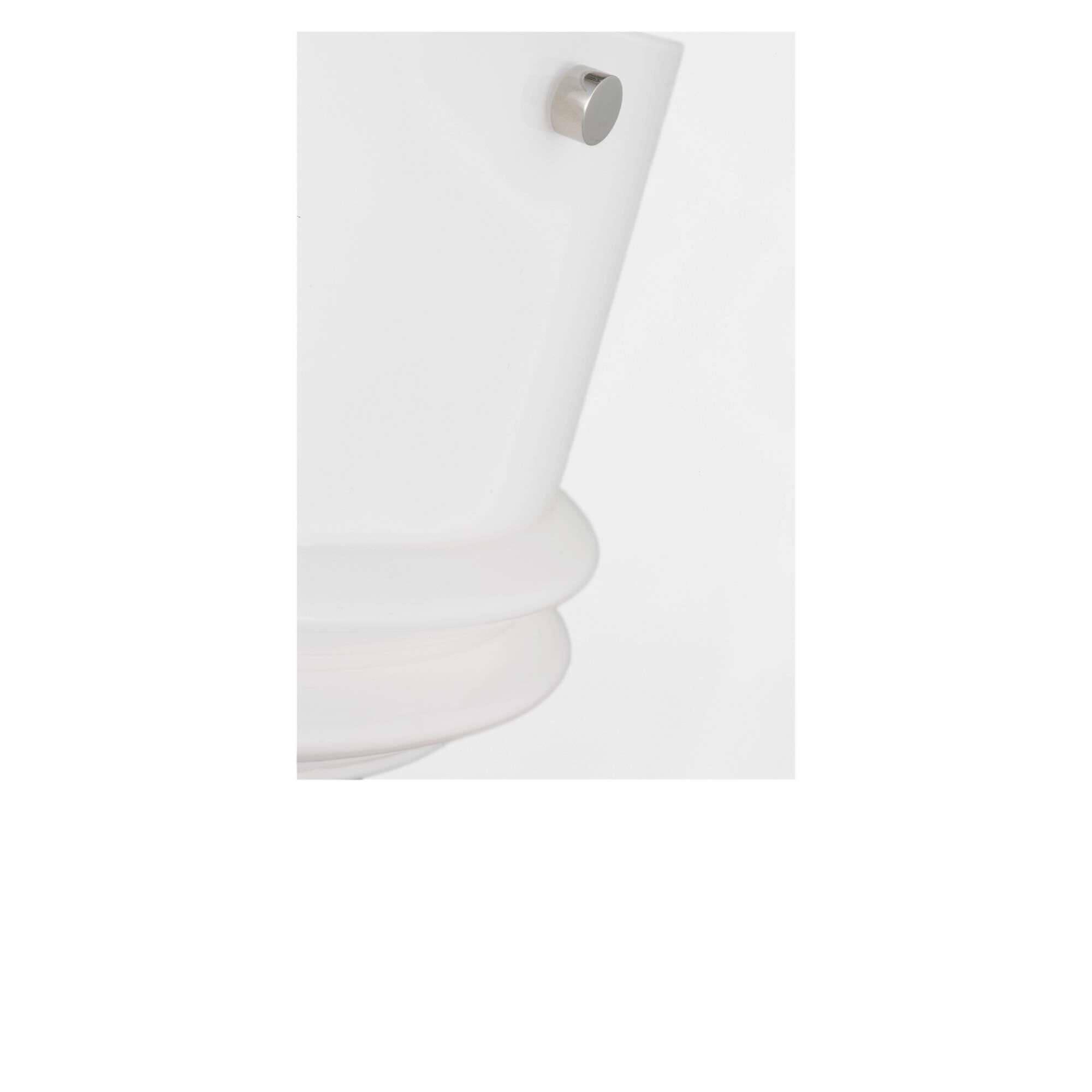 Shown in Milk Glass finish and Milk glass