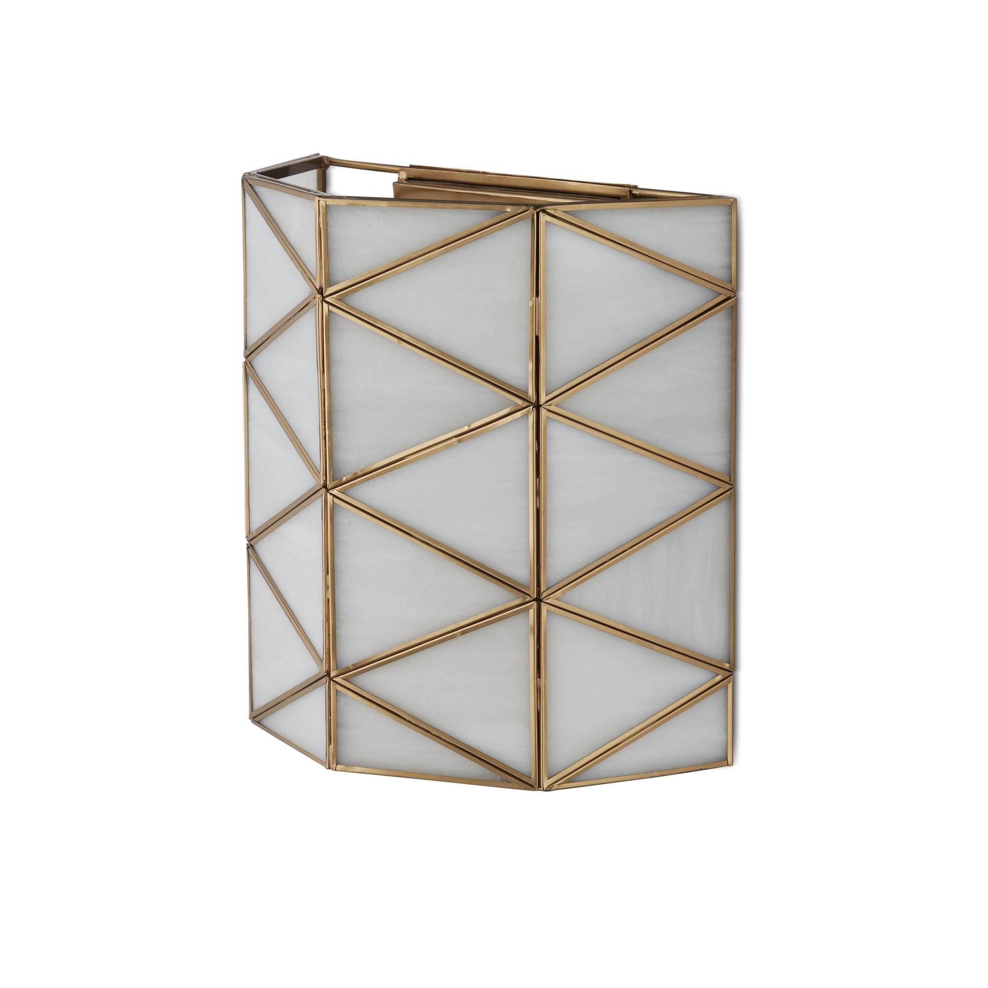 Polyhedron 12 Inch Wall Sconce by Currey and Company