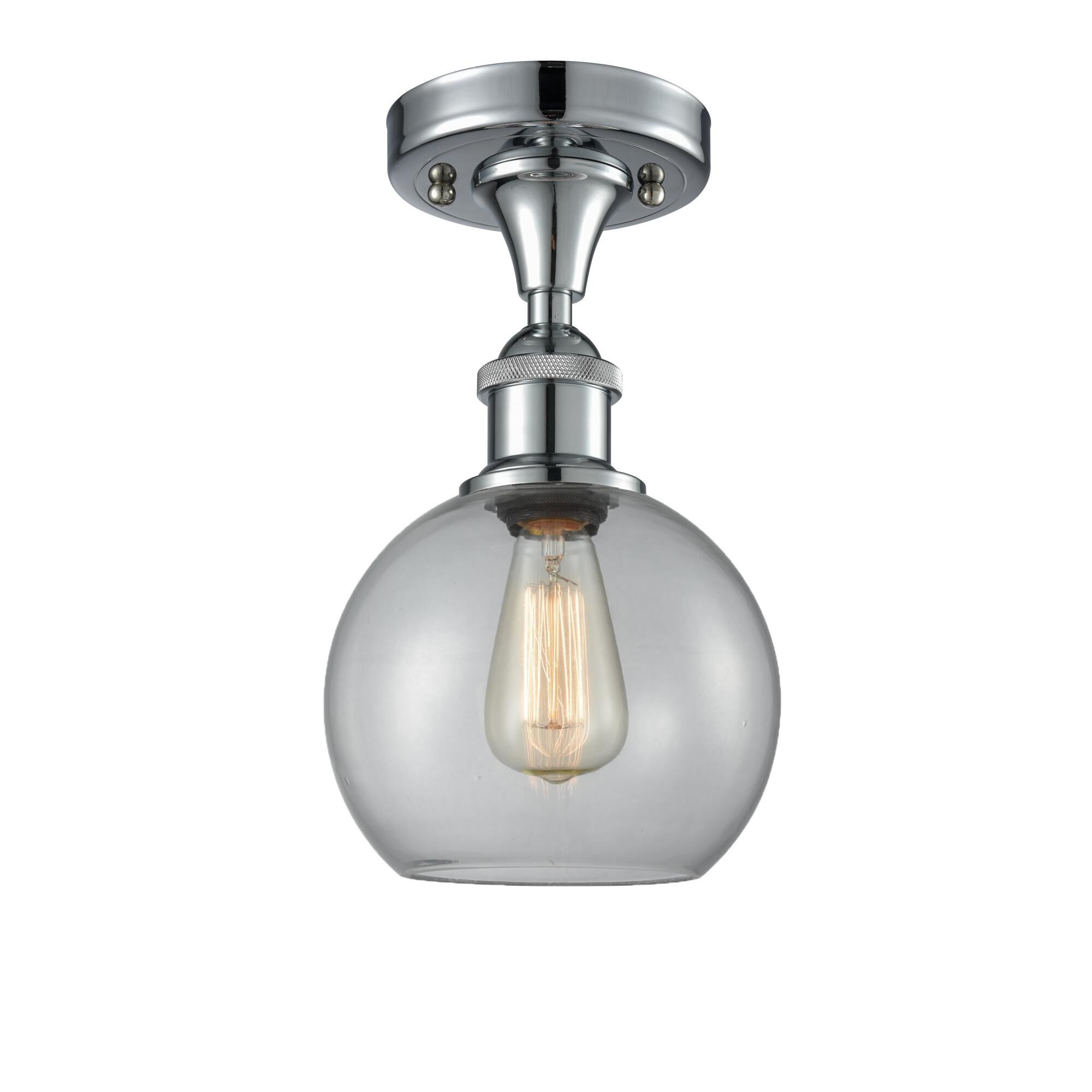 Bruno Marashlian Athens 8 Inch 1 Light Semi Flush Mount by Innovations Lighting
