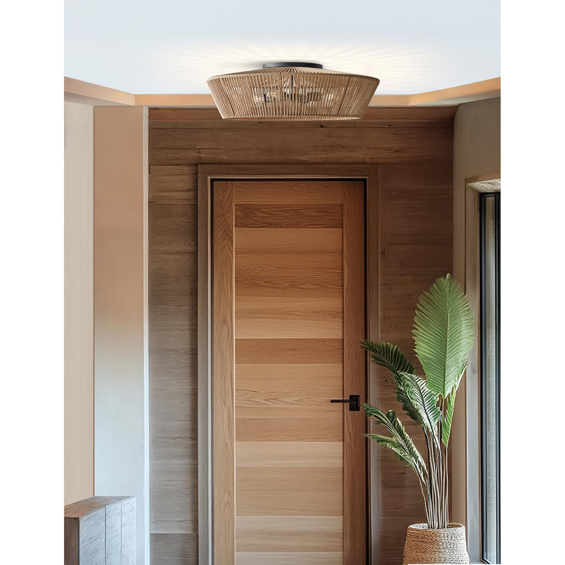 Eco 30 Inch Semi Flush Mount by Justice Design Group