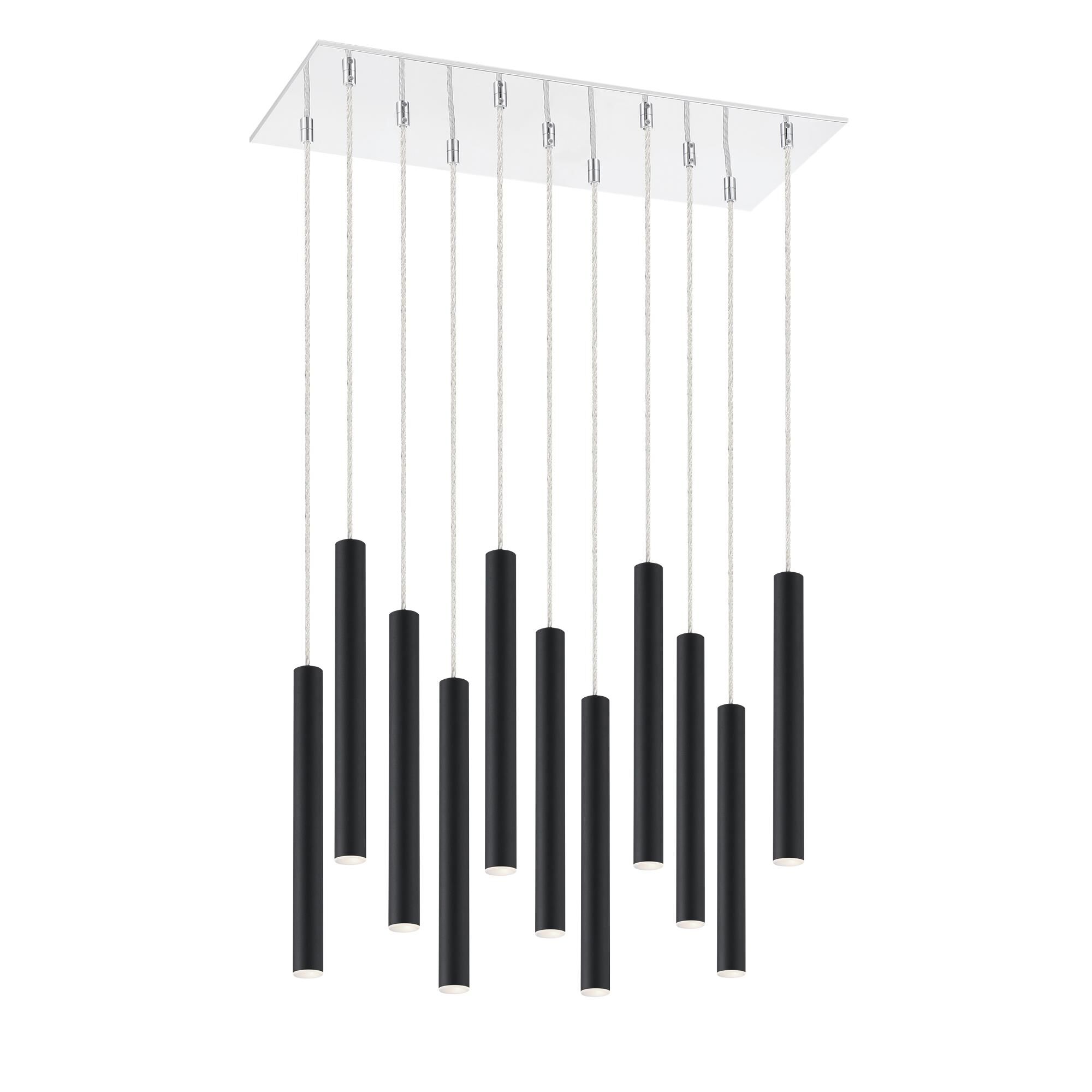 Shown in Chrome finish and Steel glass and Steel shade