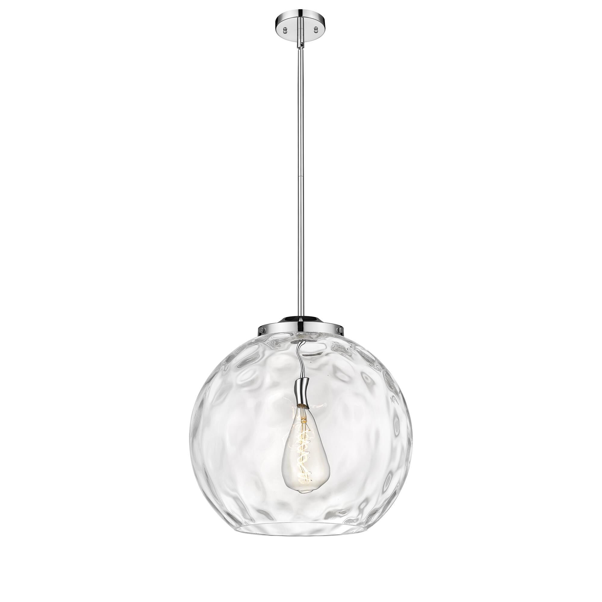 Shown in Polished Chrome finish and Clear Athens Water  18