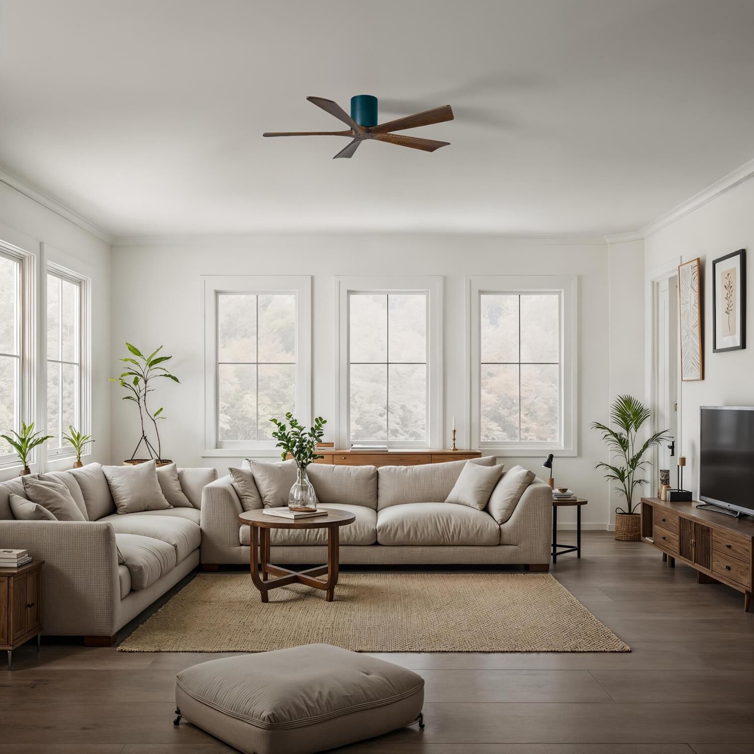 Irene 52 Inch Flush Mount Fan by Matthews Fan Company