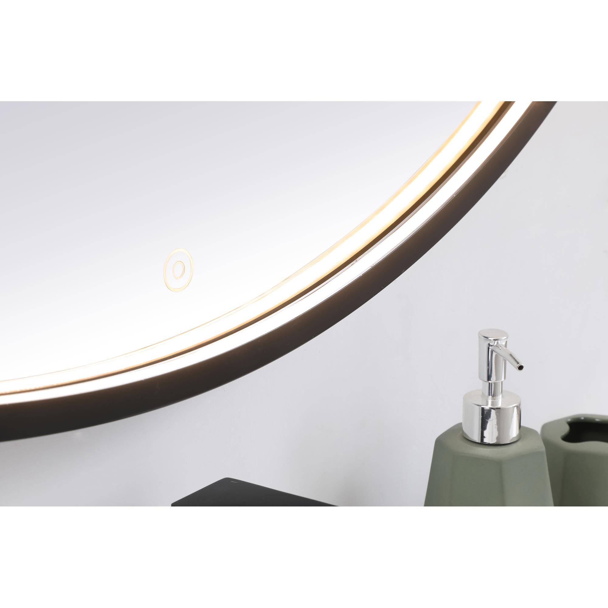 Pier LED Lighted Mirror by Elegant Decor