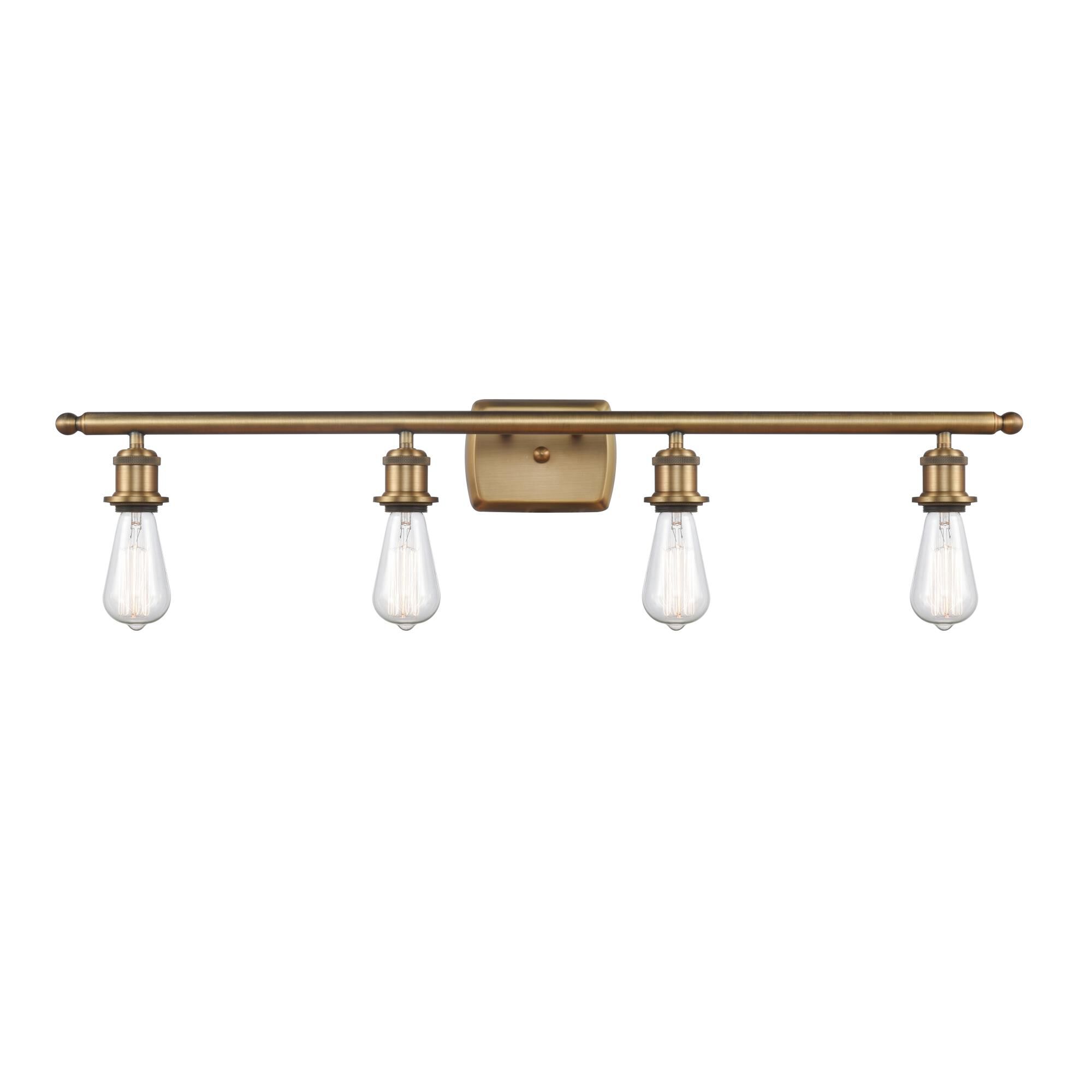 Bruno Marashlian Bare Bulb 36 Inch 4 Light Bath Vanity Light by Innovations Lighting